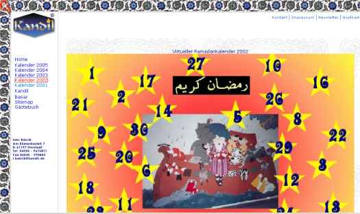 Virtueller Ramadankalender 2002