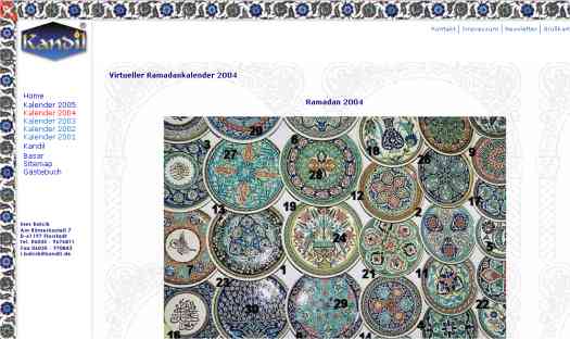 Virtueller Ramadankalender 2004
